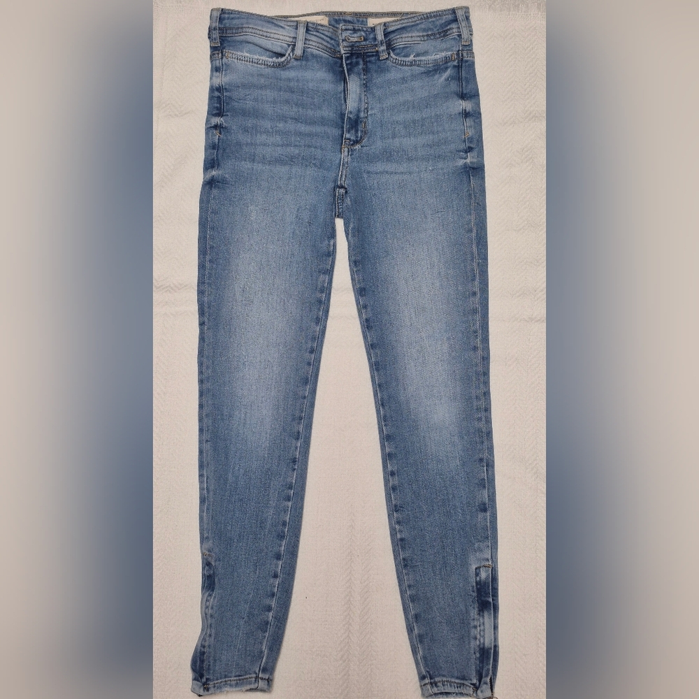 Anthropologie Pilcro And The Letter Press Denim High Rise Skinny Jean Size 27